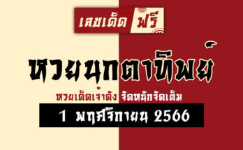 หวยนกตาทืพย์ 1 11 66