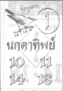 หวยนกตาทิพย์ 1/9/67