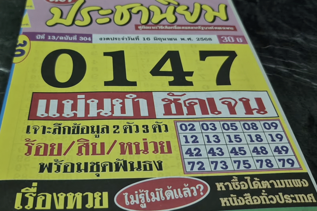 หวยประชานิยม 16/6/68